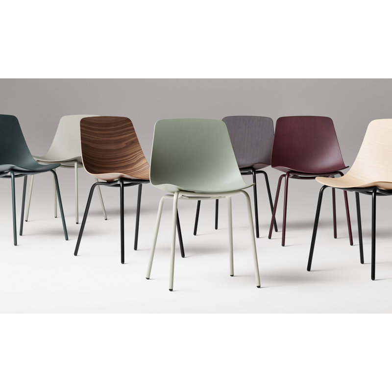 Racer Dining Chair, Gray Green