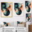 Kerner Brushstroke, impression abstraite sur toile V-88539431-88539432