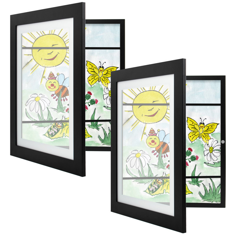 Cadre ouvert pour enfants avec sangles élastiques 10 x 12,5 po Fromberg, Noir