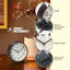 Tabletop Alarm Clock, Mahogany, 5.75"-257474893