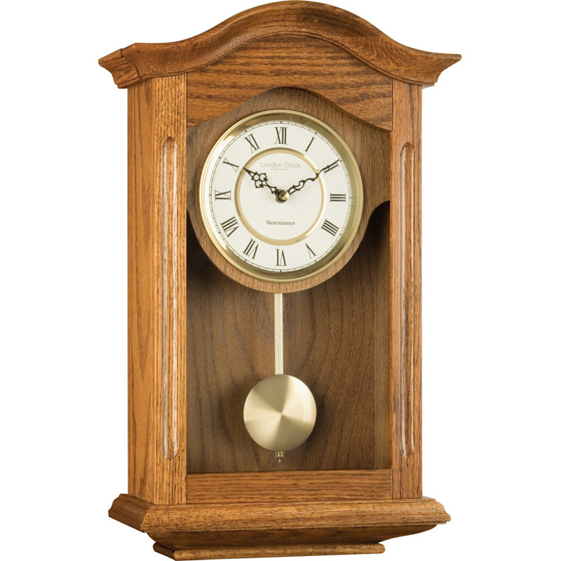 Wood Wall Clock, Oak