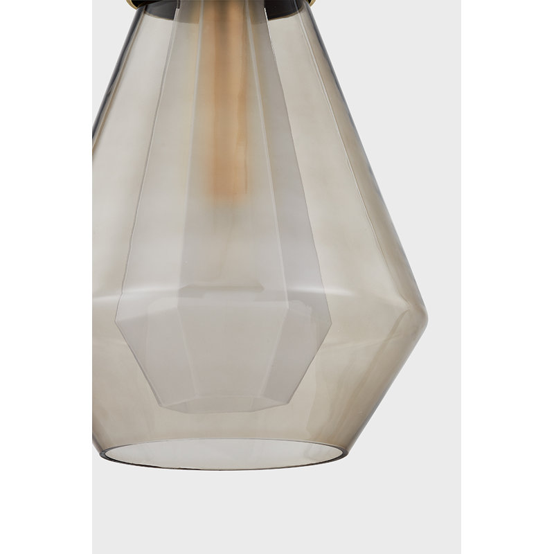 TRAGUS 1 Light Pendant by Noz Nozawa for Corbett Lighting, 17.75" H x 14" W x 14" D