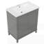 Armoire de salle de bain multifonctionnelle avec portes et tiroir-1447781083