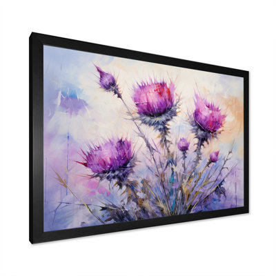 " Royal Purple Thistles Thought "