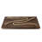 Handmade Wall Shelf, Rustic Walnut Color, 23.6 x 5.1 x 0.6 Inches | 100% Spruce Wood, Easy Wall Fixing | Perfect for Home Decor, Storage, and Display | Assembled, Elegant and Functional Design