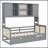 Wooden Daybed With Twin Size Trundle, And All-In-One Cabinet And Shelf-1417781494-1417781480