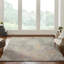 Hand Knotted Abstract Area Rug in Blue-1174733360