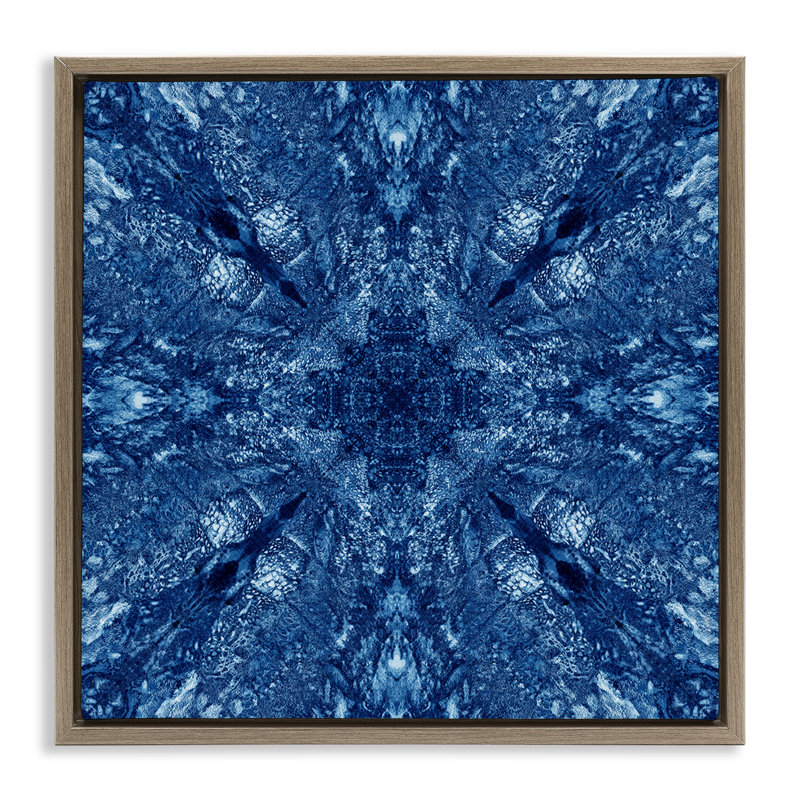 Cadre flottant Centric Symmetry par El Perkin, Cadre flottant orme Montalcino, H 25 po x l 25 po