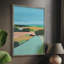 «Bright Colored Countryside II», reproduction encadrée - bois massif-1217228283