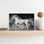 Art mural abstrait contemporain, "Lipizzaner"-2129393486