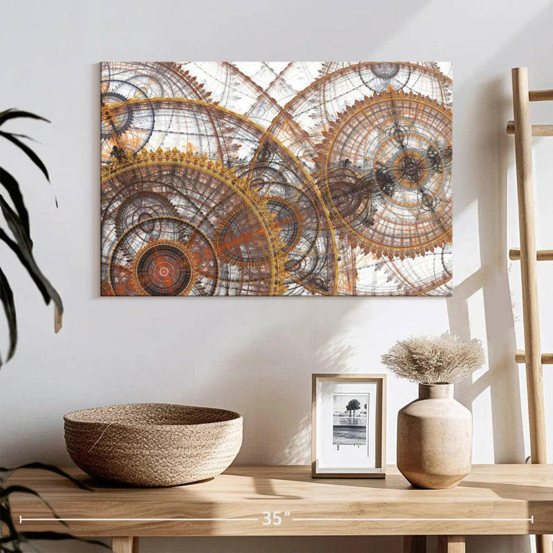 Senne Vintage Gears, 16" H x 24" W