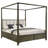 Dark Cocoa Canopy Bed