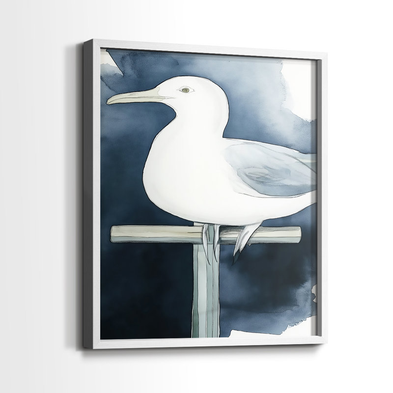 ANIMALS Series III - reproduction encadrée de qualité supérieure - prête à être accrochée - aucun clou requis, Blanc