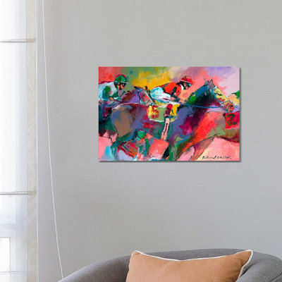 Race II by Richard Wallich - Wrapped Canvas Print