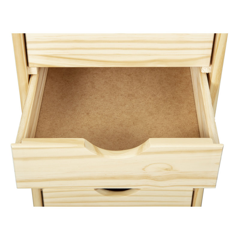 Simon Rolling File Cabinet, Natural