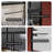 Spacious 60X72 Inch Frameless Shower Door, Aluminum Dual Sliding Glass Door With Soft-Close & Waterproof Buffer System, Quick DIY Installation, Heavy-Duty Metal Bottom Seal