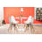 Harbison Aegis Round Wood 5-Piece Dining Table Set-89083866-89083865