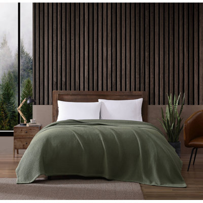 Couverture réversible en coton Eddie Bauer