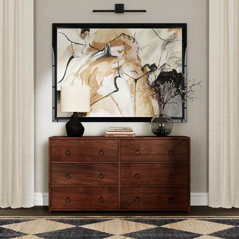 Elin 6 Drawer Dresser, Brown