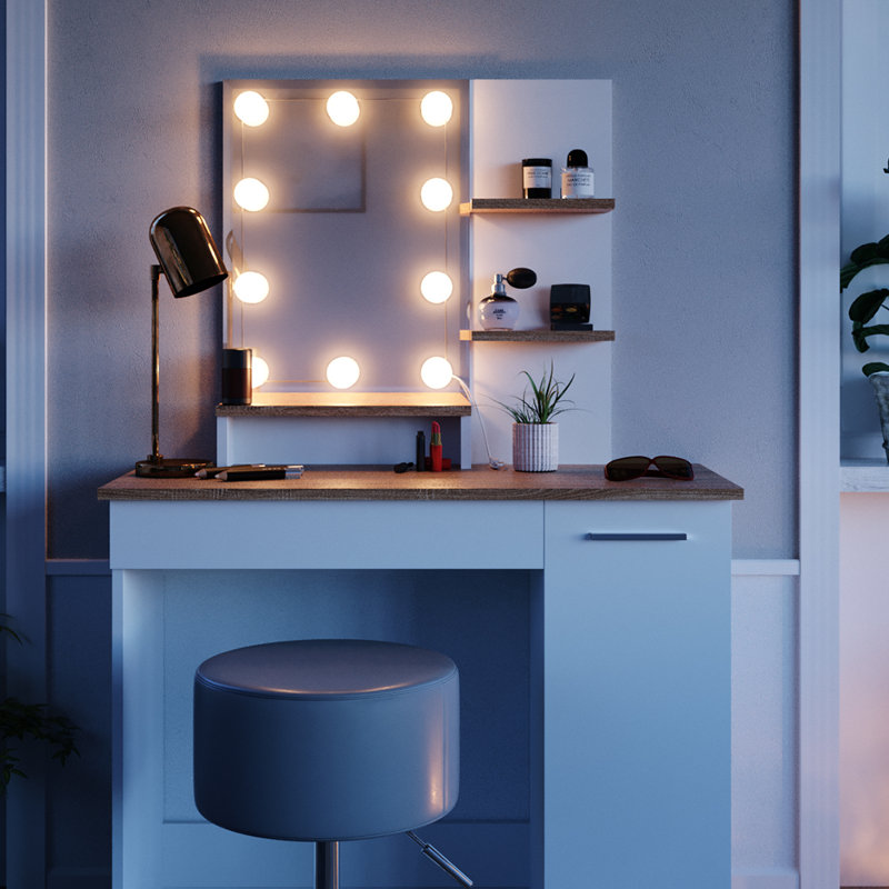 Allis Dressing Table with Mirror