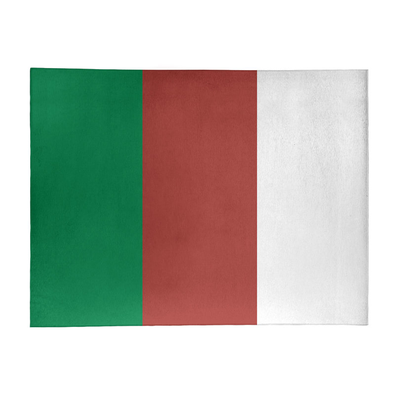 Tapis à rayures vert/doré, Rectangle 8 pi x 10 pi