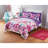 Casey Reversible Purple/Pink/Blue Floral Fabric Comforter Set