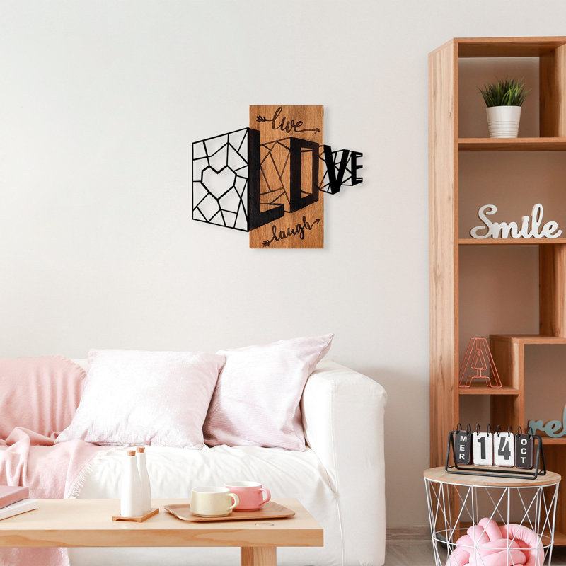 Décoration murale en bois