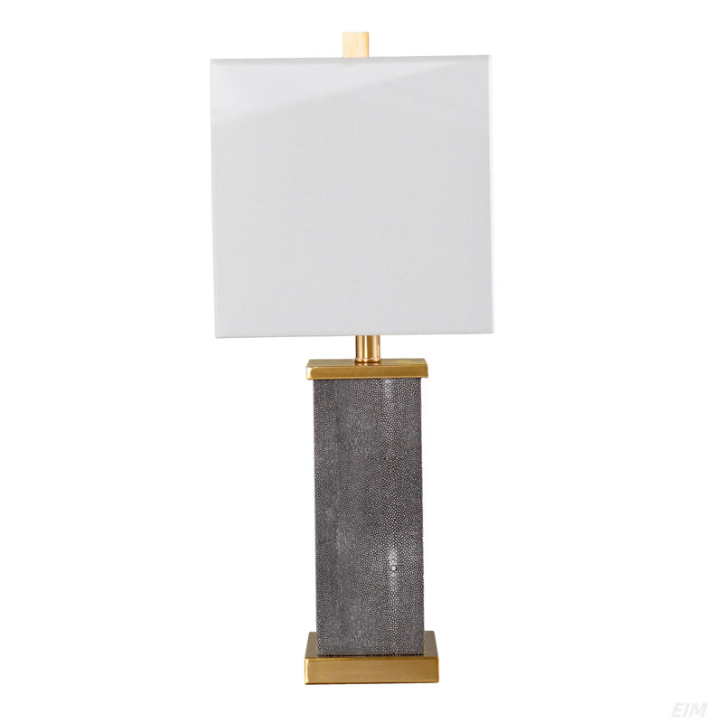 Lampe de table avec abat-jour, habillez votre décor avec cette lampe de table texturée