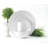 Utopia 10.5‑oz white porcelain stackable mug