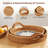 3 Handwoven Round Rattan Trays With Natural Shell Inlay, Boho Decorative Wicker Serving Trays With Handles For Home Decor, Coffee Table, Ottoman, Tea, Patio ， Party