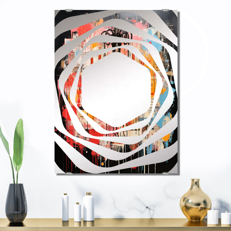 Silvey - Grand miroir mural lustre MIR132397, 32 po x 24 po