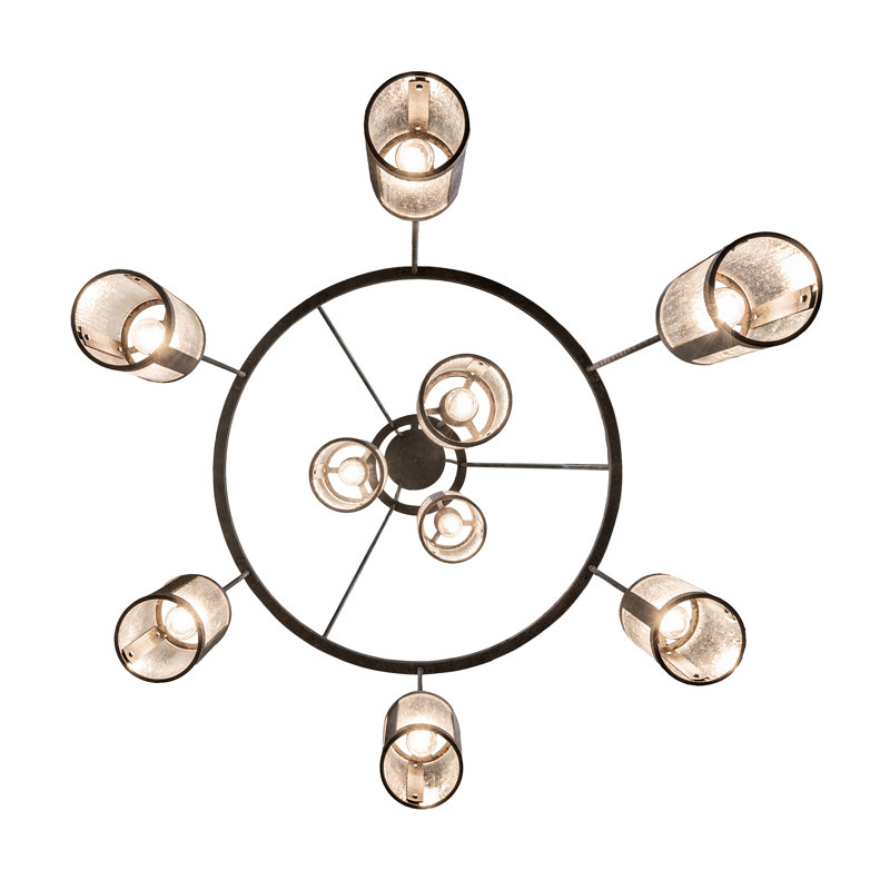 48" Wide Cartier 9 Light Chandelier