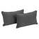 Cotton Blend Reversible Throw Pillow