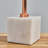 Minni 60.3Cm Copper/White Buffet Table Lamp