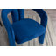 Chaise d'appoint rembourrée en tissu de velours de conception contemporaine-1610277580