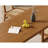 Modern simple solid wood dining table set.-105840428