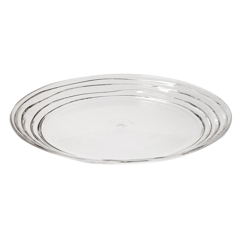 11" Dinner Plate, Clear