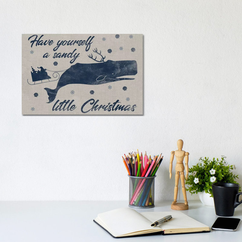 Sandy Christmas I by Marcus Prime - Wrapped Canvas Gallery-Wrapped Canvas Giclée, 20.32cm H x 30.48cm W x 1.9cm D