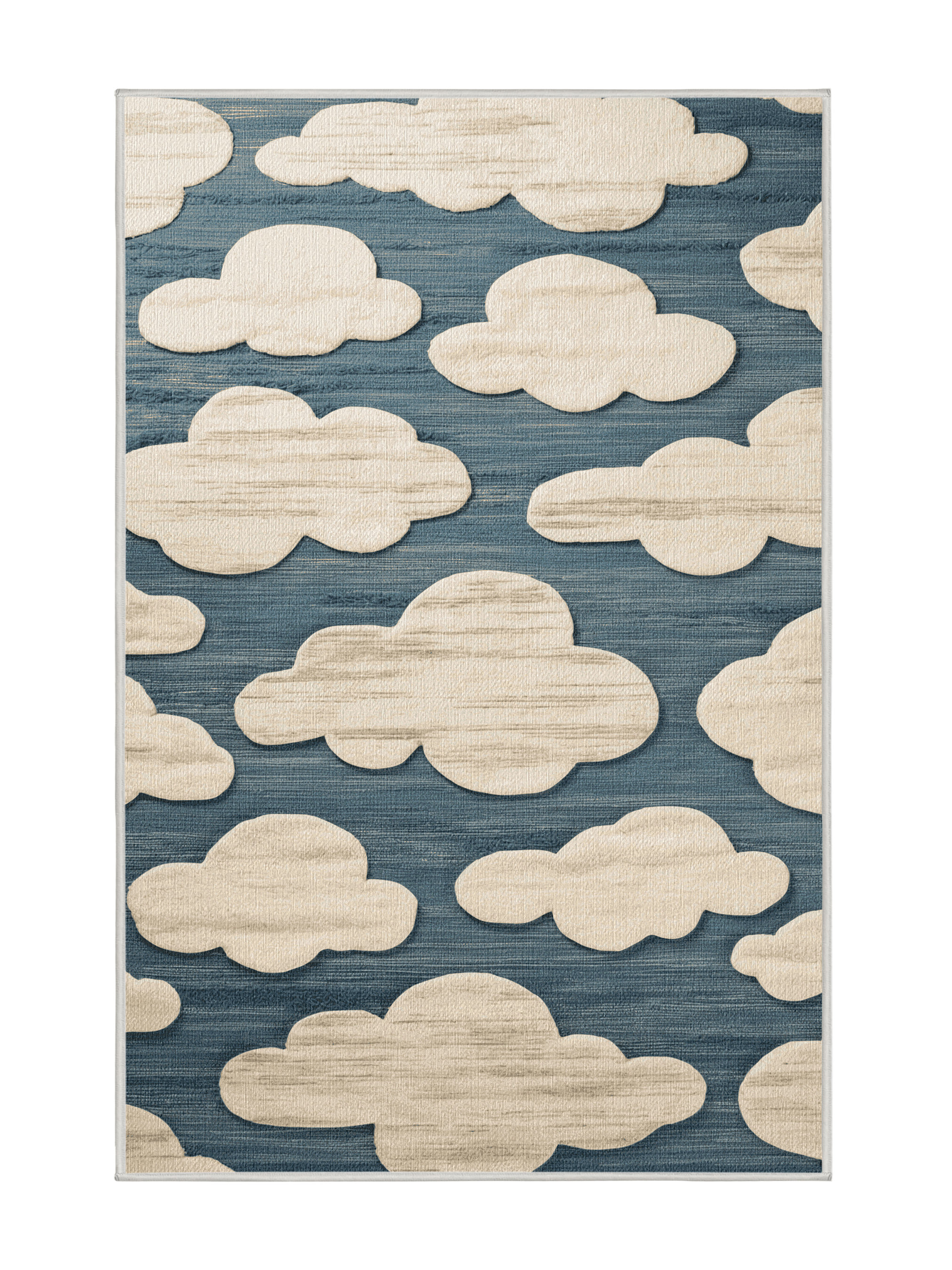 Raincloud Rug One Allium Way® Washable Cloud Patterns Farm Area Rug | Wayfair