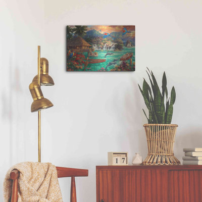 Millwood Pines «Island Life» par Chuck Pinson, art mural en métal