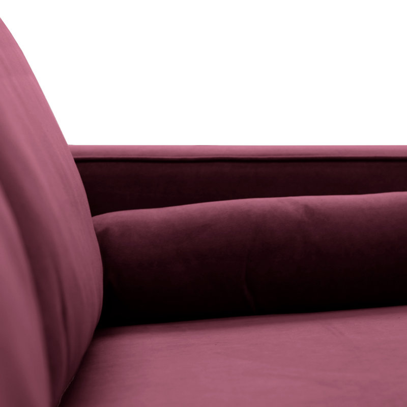 Georgio 4 Seater Velvet Sofa, Aubergine
