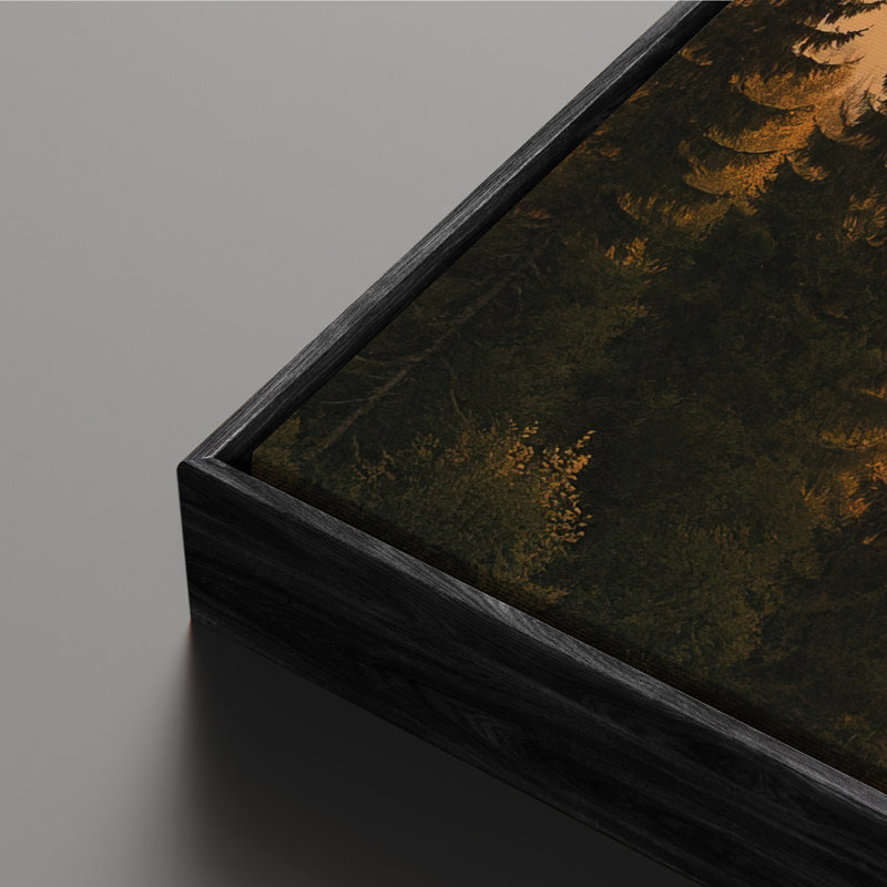 Framed Canvas wall Art, Vintage Abstract Wall pirnts for Bedroom, Black, 36" H x 24" W