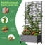 Boîte à fleurs en métal avec treillis Abraham-438424147-432850059-386063997