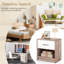 38cm W Particle Board Bedside Table-114235239
