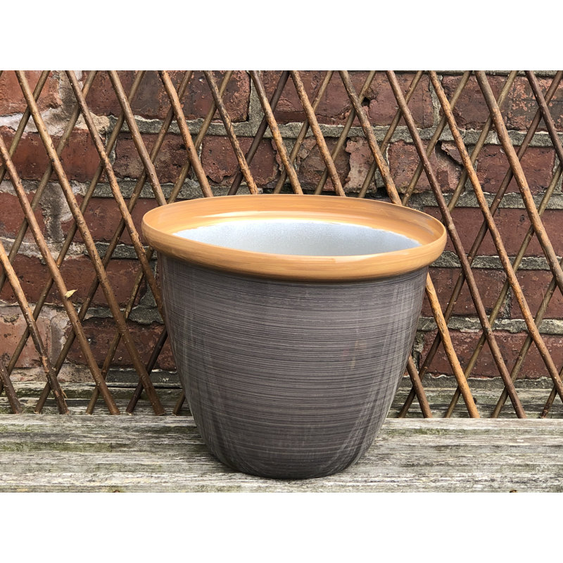 Sundhya Pot Planter, 10.5cm H x 13cm W x 13cm D, Charcoal
