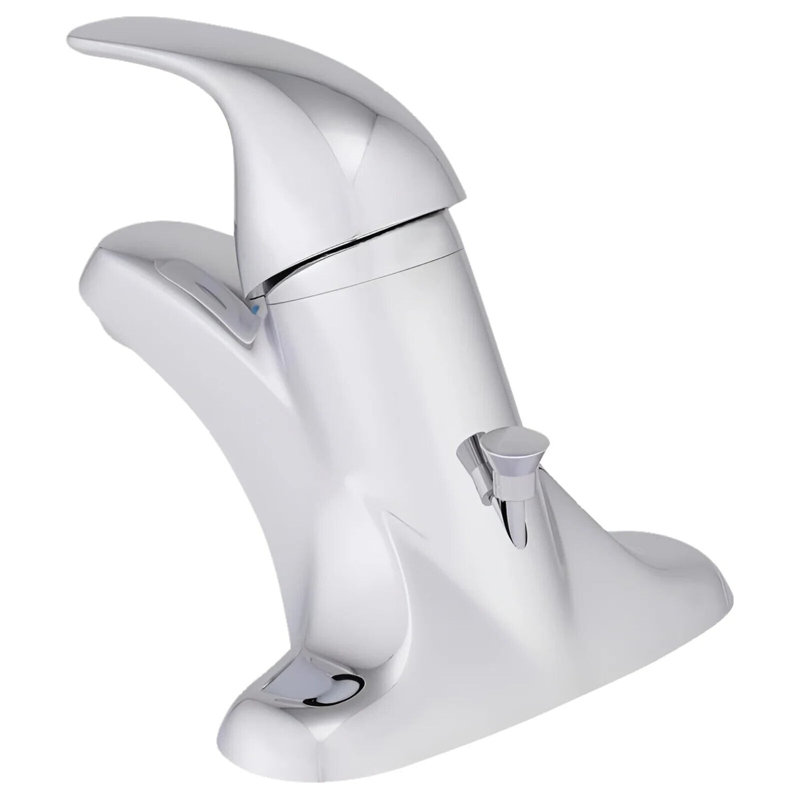 Adler Chrome Low Arc 4" Centerset Bathroom Faucet