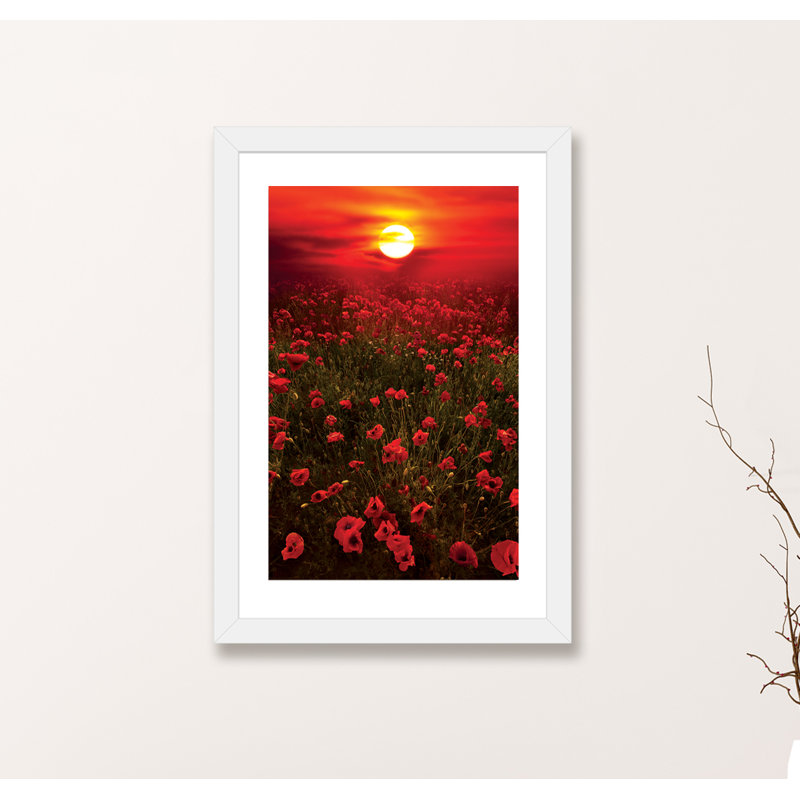 « chaleureux coucher de soleil » par marco carmassi-reproduction de photo, H 32 po x l 24 po x P 1 po