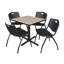 Table de salle à manger Neyland Cain-32520597-32520606-132636611