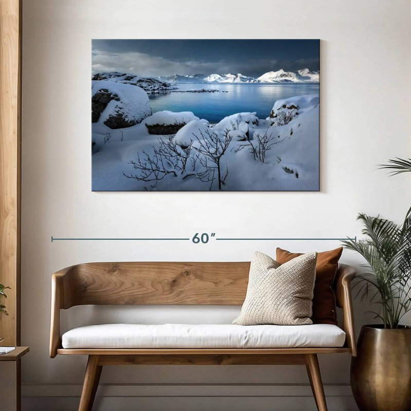 Alvord Snowy Mountain Lake, H 30 po x l 45 po