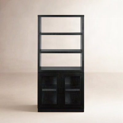 Dunwell Hendricks Grenier Glass Cabinet Bookcase